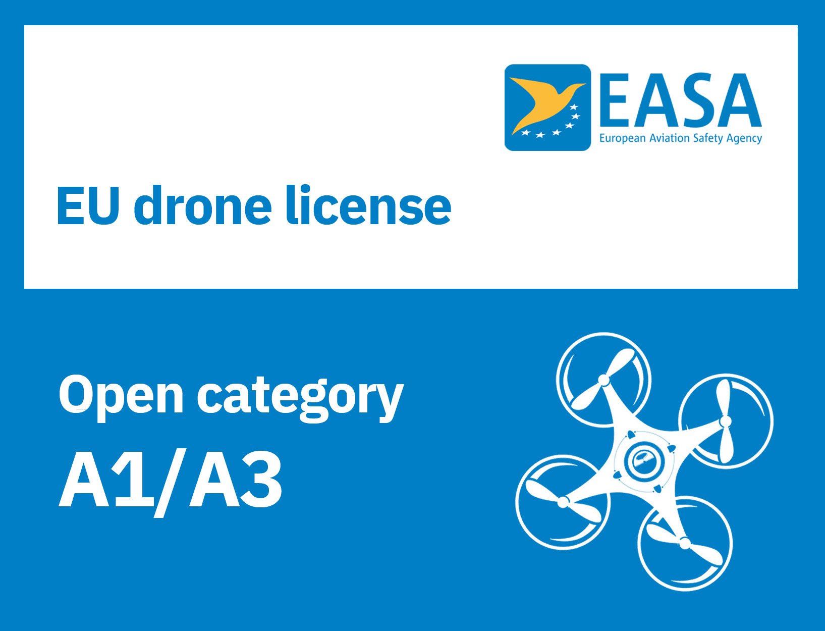 Online course “EU Drone Licenсe. Open Category A1/A3 Certificate”